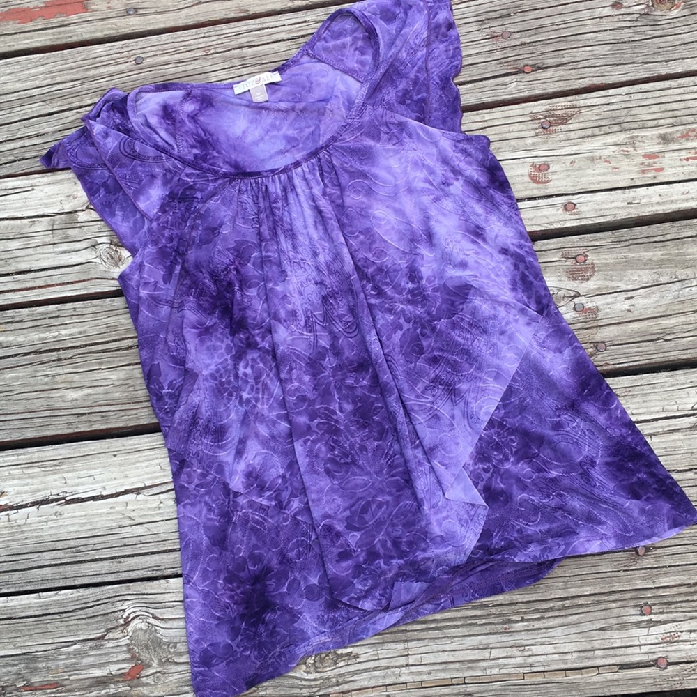Purple blouse